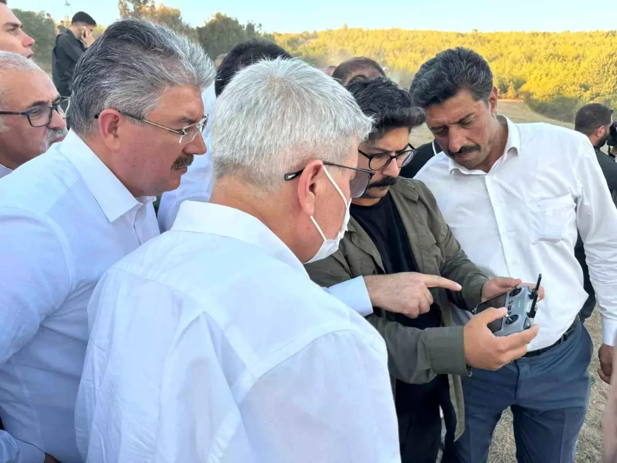 Osmaniye'de Anız Yangını: Alevler Makilik Alana Sıçradı