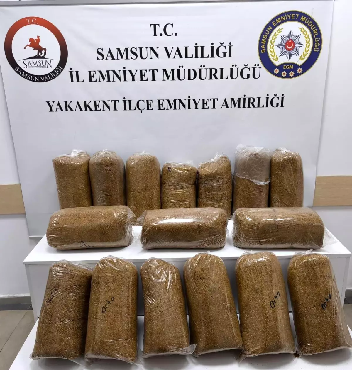 Samsun'da 80 Kilo Kaçak Tütün Ele Geçirildi