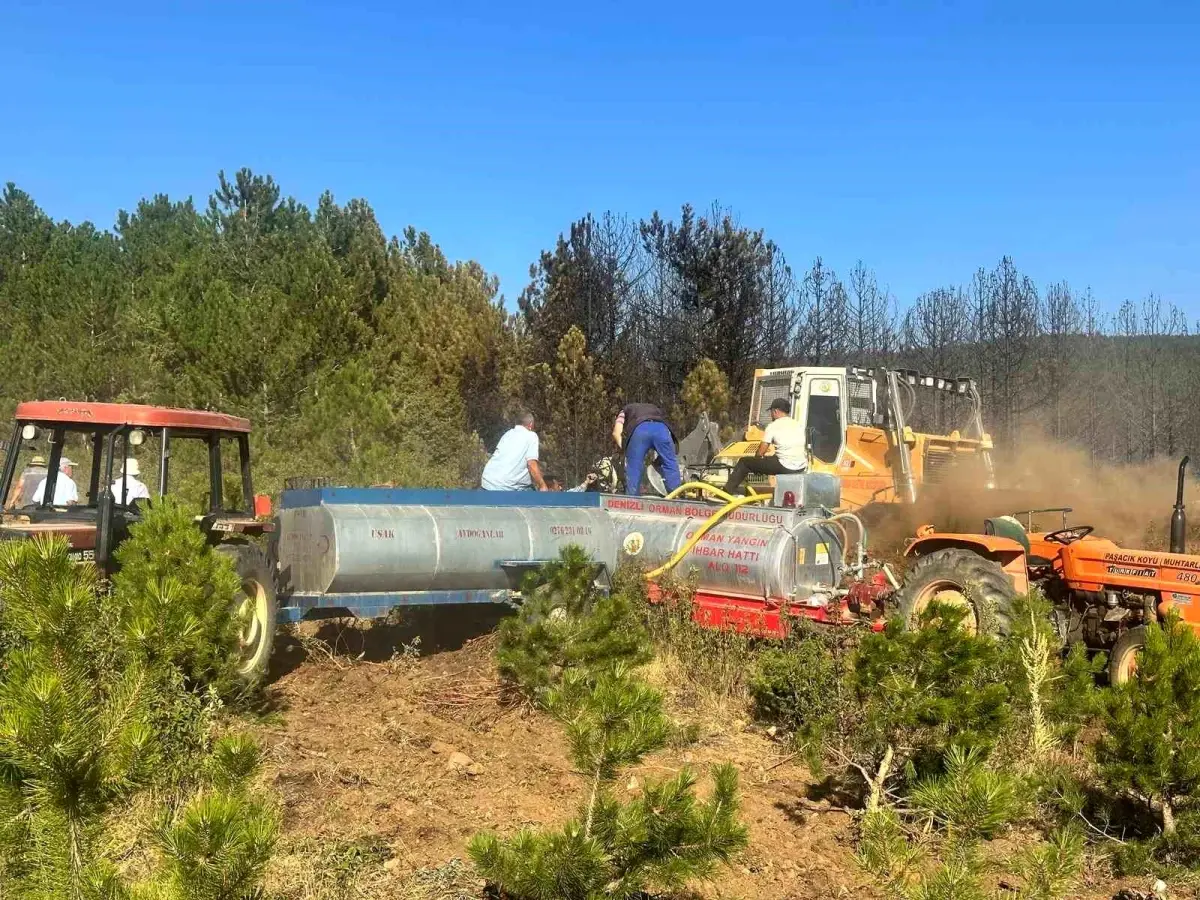 Uşak'ta Orman Yangını Kontrol Altına Alındı