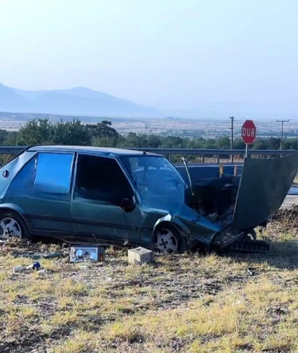 Denizli'de Takla Atan Otomobilde 9 Yaşındaki Çocuk Hayatını Kaybetti