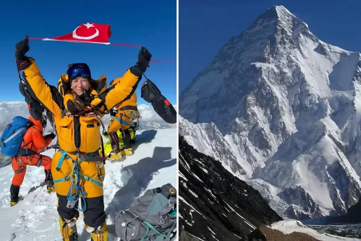 Denizlili dağcıdan büyük başarı! K2'ye çıkan ilk Türk kadını oldu