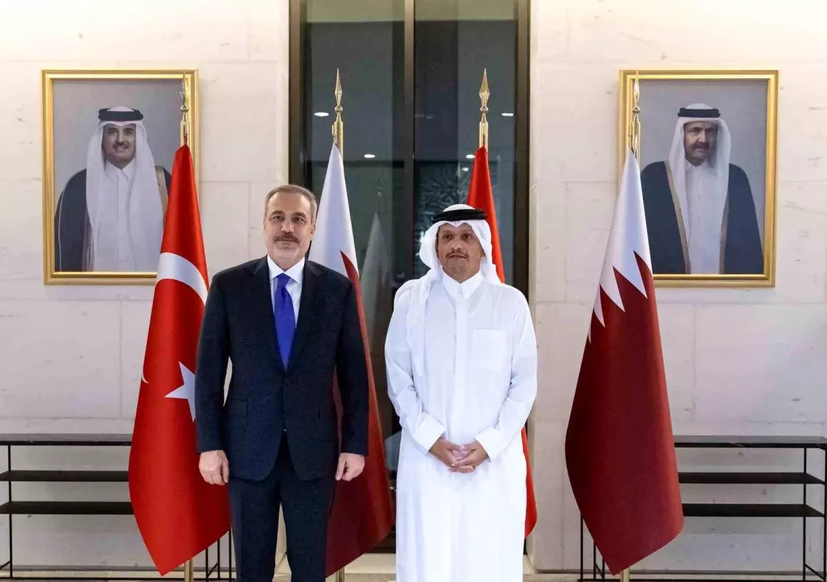 Dışişleri Bakanı Hakan Fidan Katar'da Temaslarda Bulundu