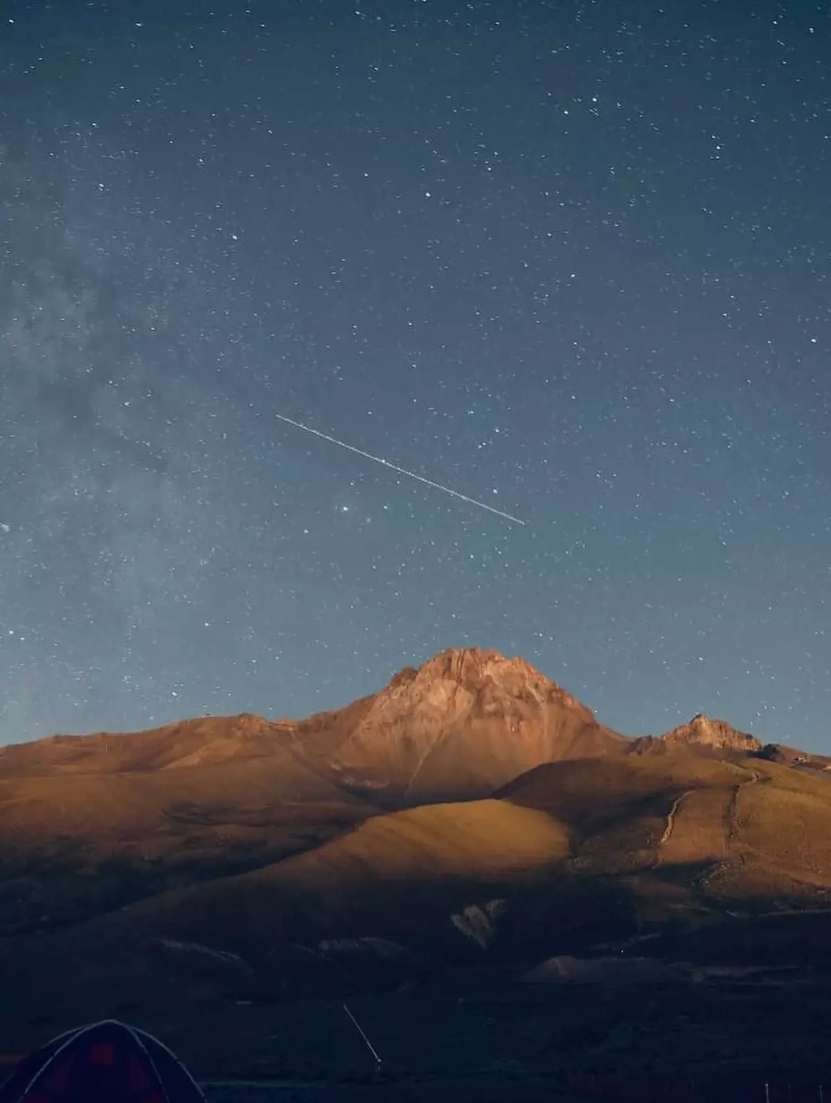 Kayseri'de Perseid Meteor Yağmuru Gözlemi