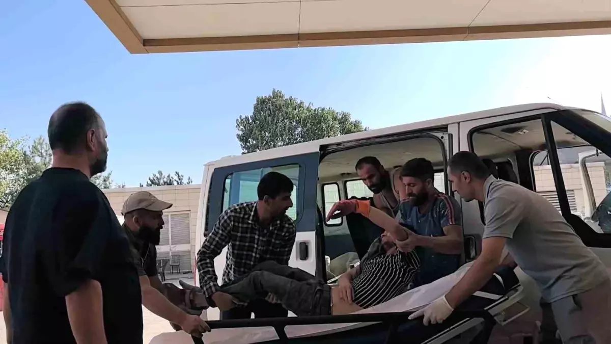 İnegöl'de İnşaatta Tazyikli Hortum Yaraladı