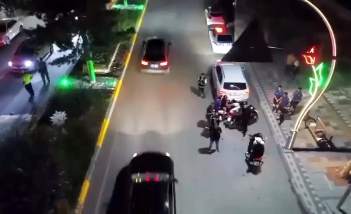 Sandıklı'da Havadan Asayiş ve Trafik Uygulaması