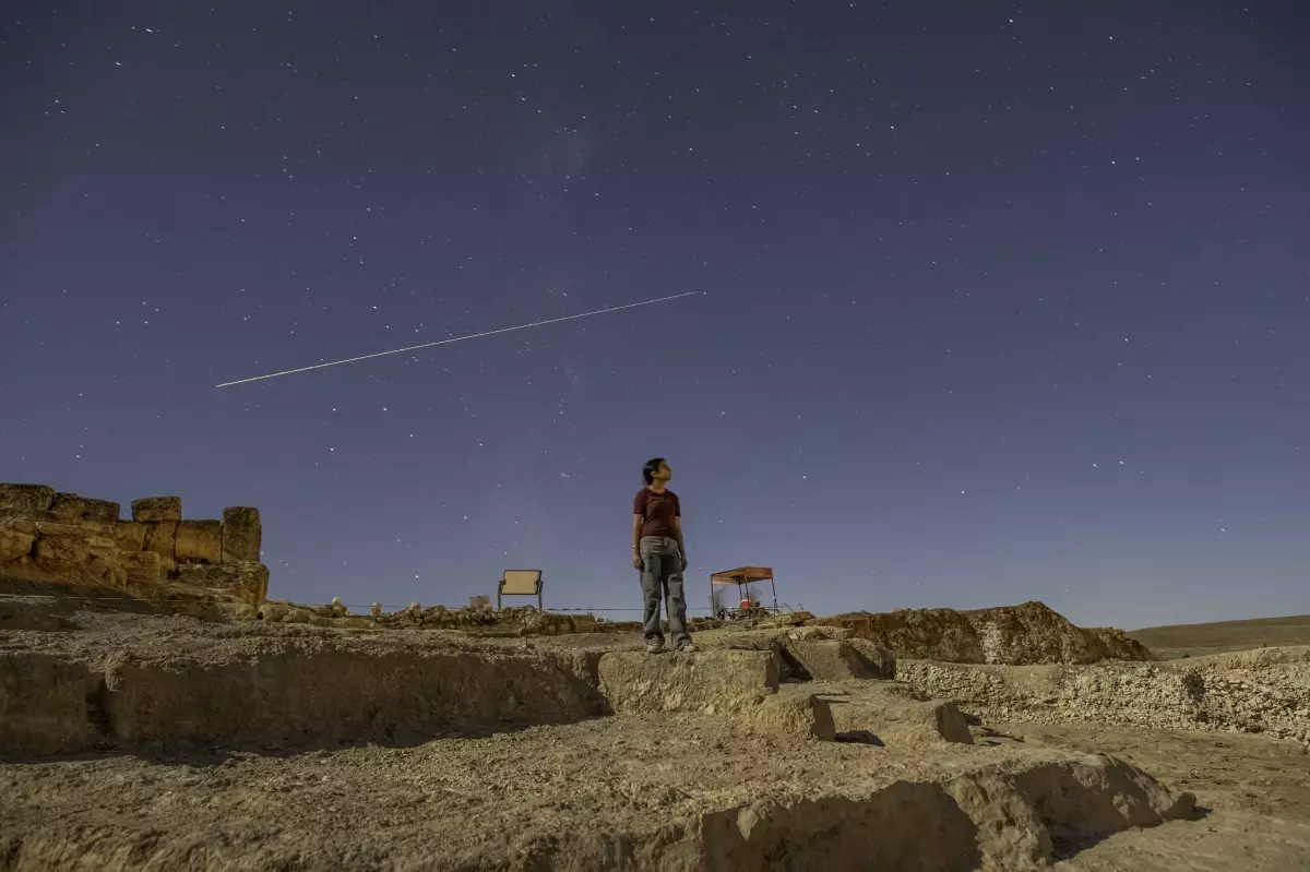Zerzevan Kalesi'nde Perseid Meteor Yağmuru Etkinliği