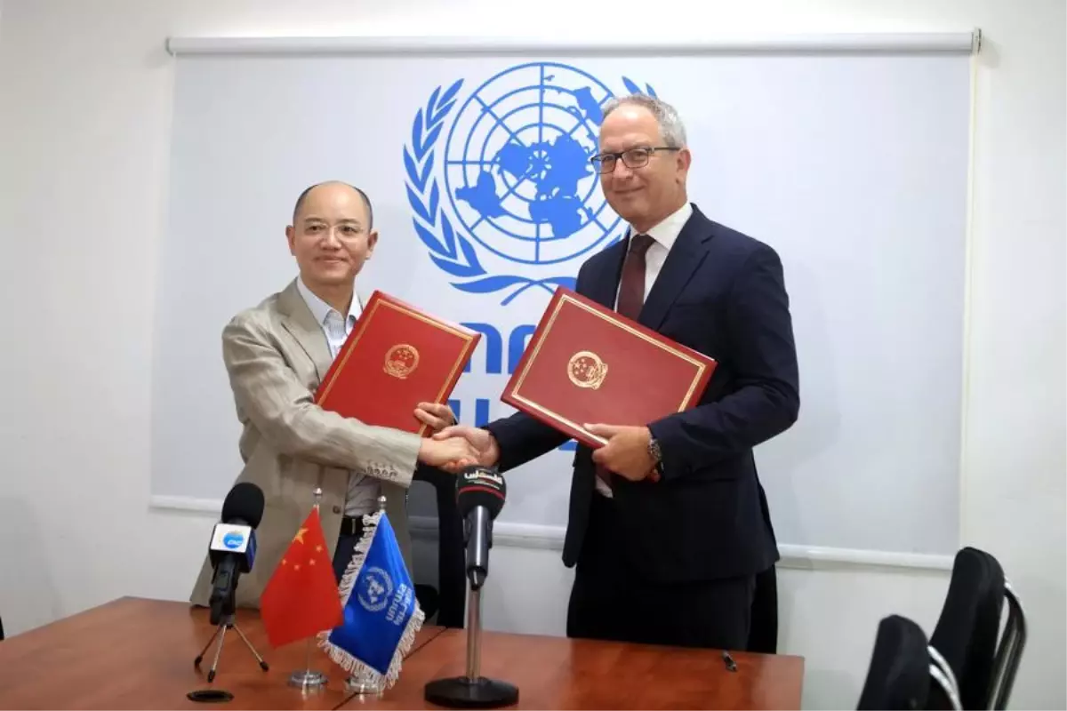 Çin, UNRWA'ya Destek Anlaşması İmzaladı