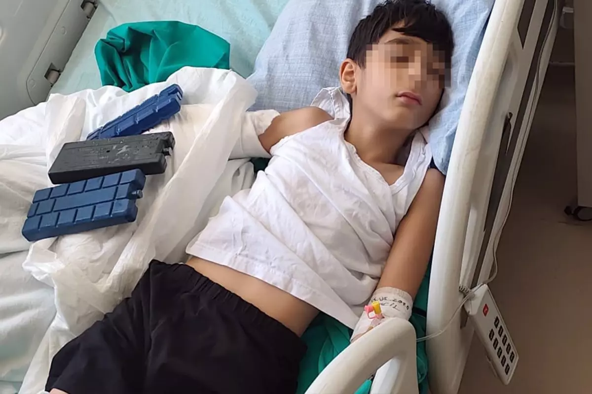 Çocuğu bisikletten iterek bileğinin kırılmasına neden olan uzman çavuş gözaltına alındı