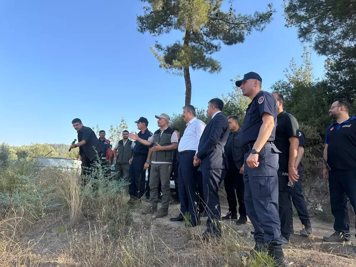 Osmaniye Valisi Yılmaz, Yangın Bölgesinde İncelemede Bulundu
