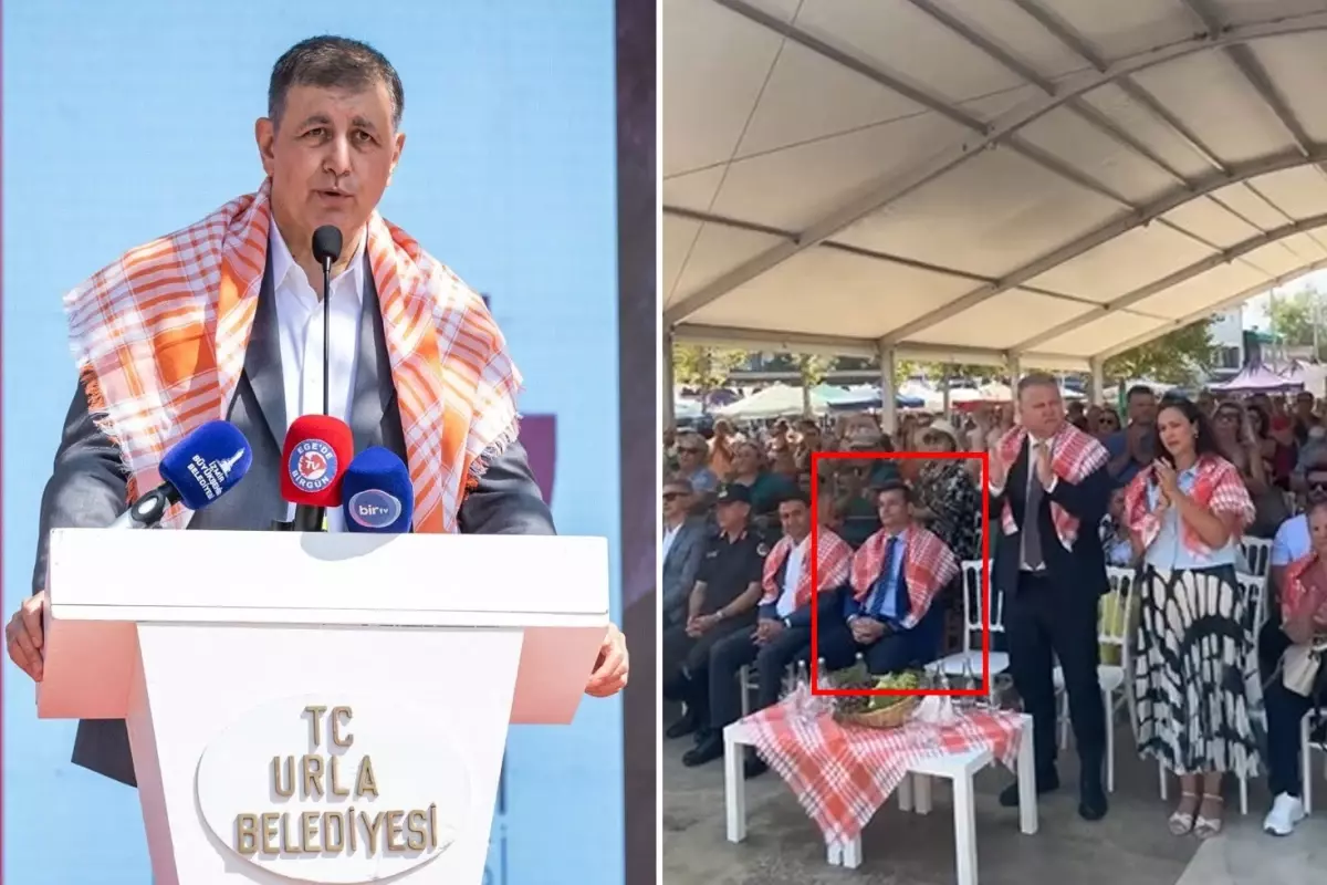 Şenlikte büyük kriz: Cemil Tugay 'Alkışlayın' dedi, kaymakam istifini bozmadı