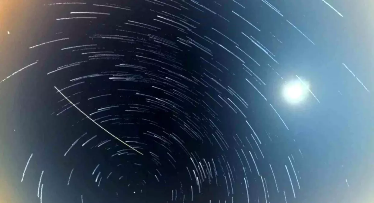 Perseid Meteor Yağmuru Tekirdağ'da Görsel Şölen Oluşturdu