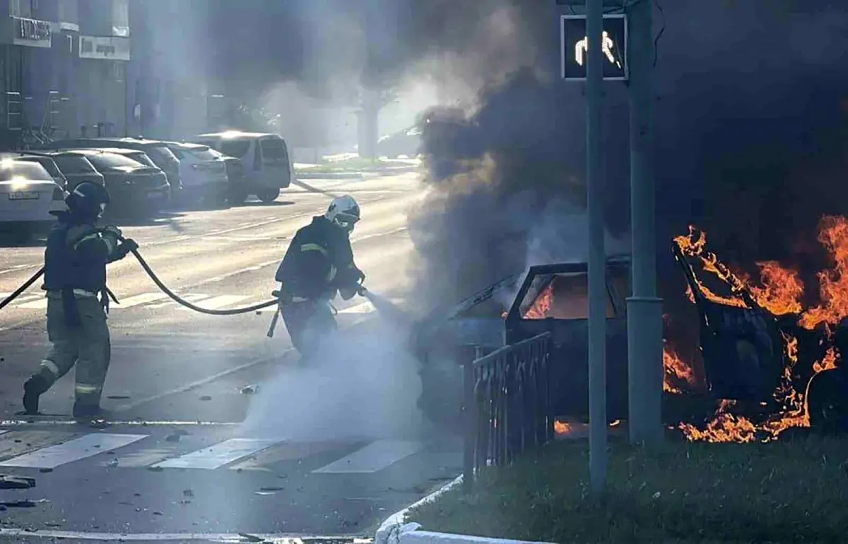 Ukrayna’nın Belgorod’daki İHA Saldırısında 3 Yaralı