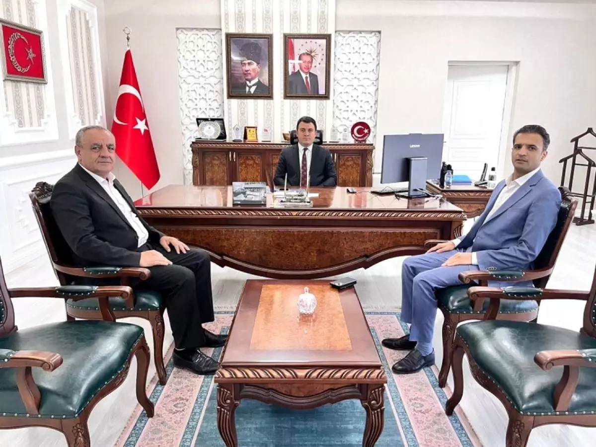 TEİAŞ ve Havaalanı Müdürleri'nden Kaymakam Dertlioğlu'na Ziyaret