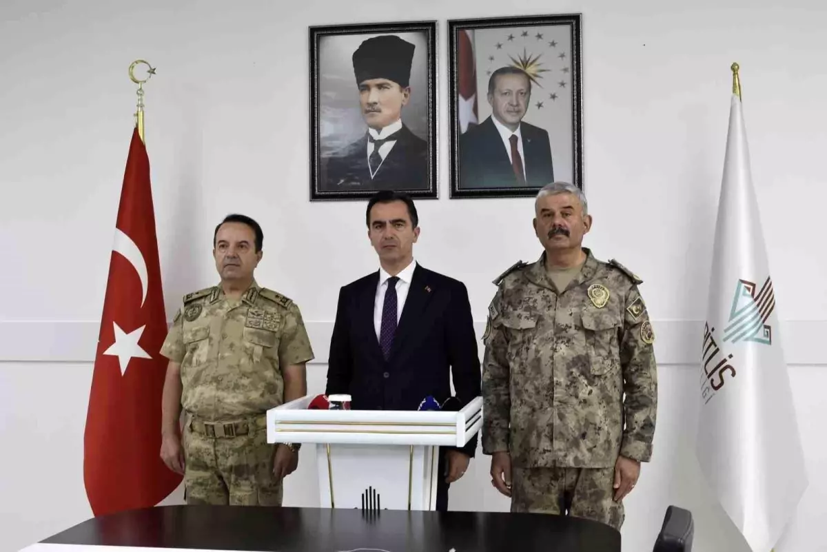 Bitlis'te Asayiş Raporu: Terörle Mücadele Devam Ediyor