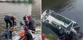 Cezayir'de yolcu otobüsü köprüden dereye uçtu: 18 ölü