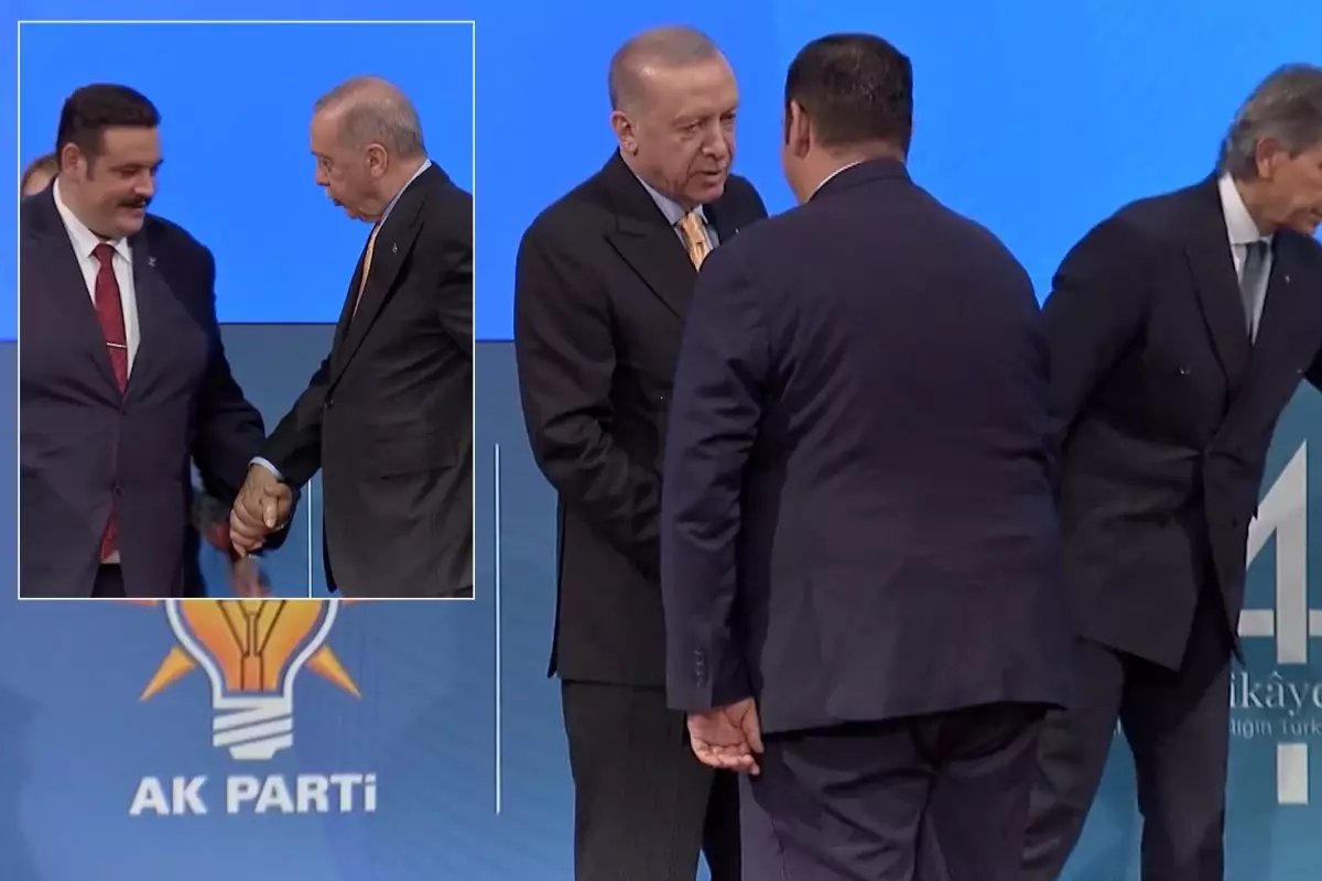 Cumhurbaşkanı Erdoğan'ın uyarısı rozet takma törenine damga vurdu