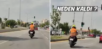 Ehliyet sınavından kalan motor sürücüsünün görüntüsü büyük tartışma yarattı