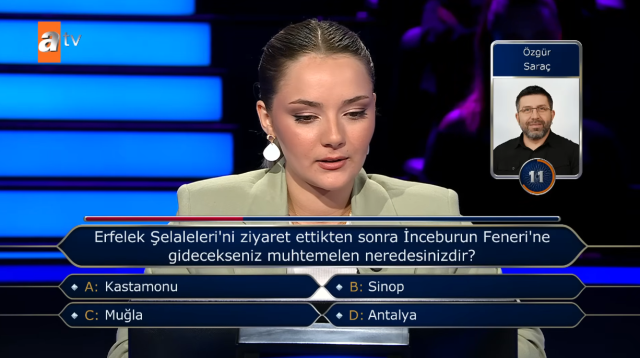 Erfelek Şelaleleri'ni ziyaret ettikten sonra İnceburun Feneri'ne gidecekseniz muhtemelen neredesinizdir? Erfelek Şelaleleri'ni ziyaret ettikten sonra İnceburun Feneri'ne gidecekseniz muhtemelen neredesinizdir?