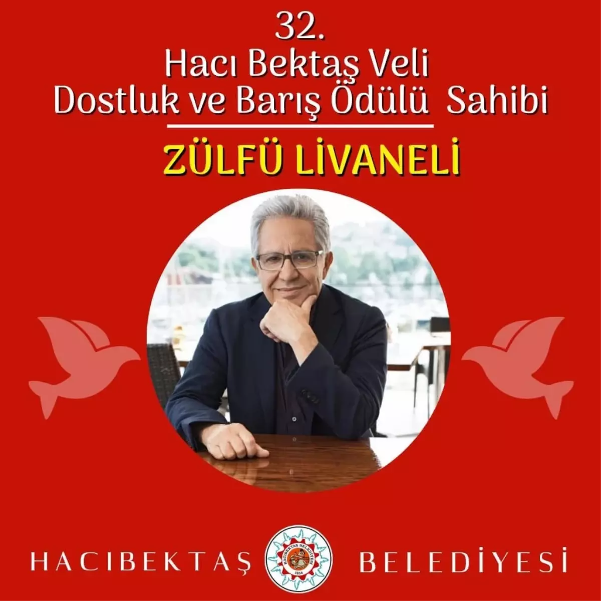 Hacıbektaş Veli Anma Etkinliklerinde Zülfü Livaneli'ye Ödül