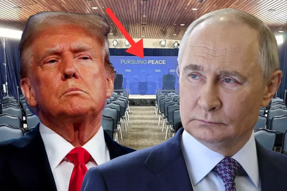 İşte Putin ile Trump'ın konuşacağı oda! Duvardaki yazı dikkat çekti
