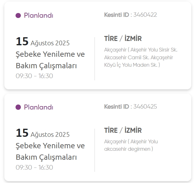 İzmir GEDİZ elektrik kesintisi! 15 Ağustos İzmir'de elektrik kesintisi ne zaman bitecek, elektrikler ne zaman gelecek?