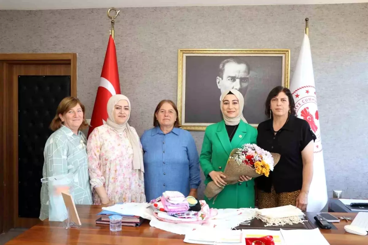 Erzurum'da Kadın Kaymakam'a Anlamlı Ziyaret