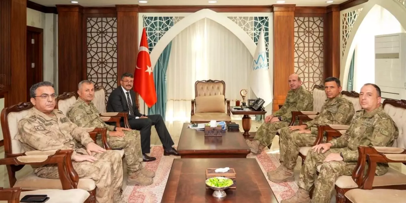 Genelkurmay 2. Başkanı Levent Ergün'den Hakkari Valiliği Ziyareti