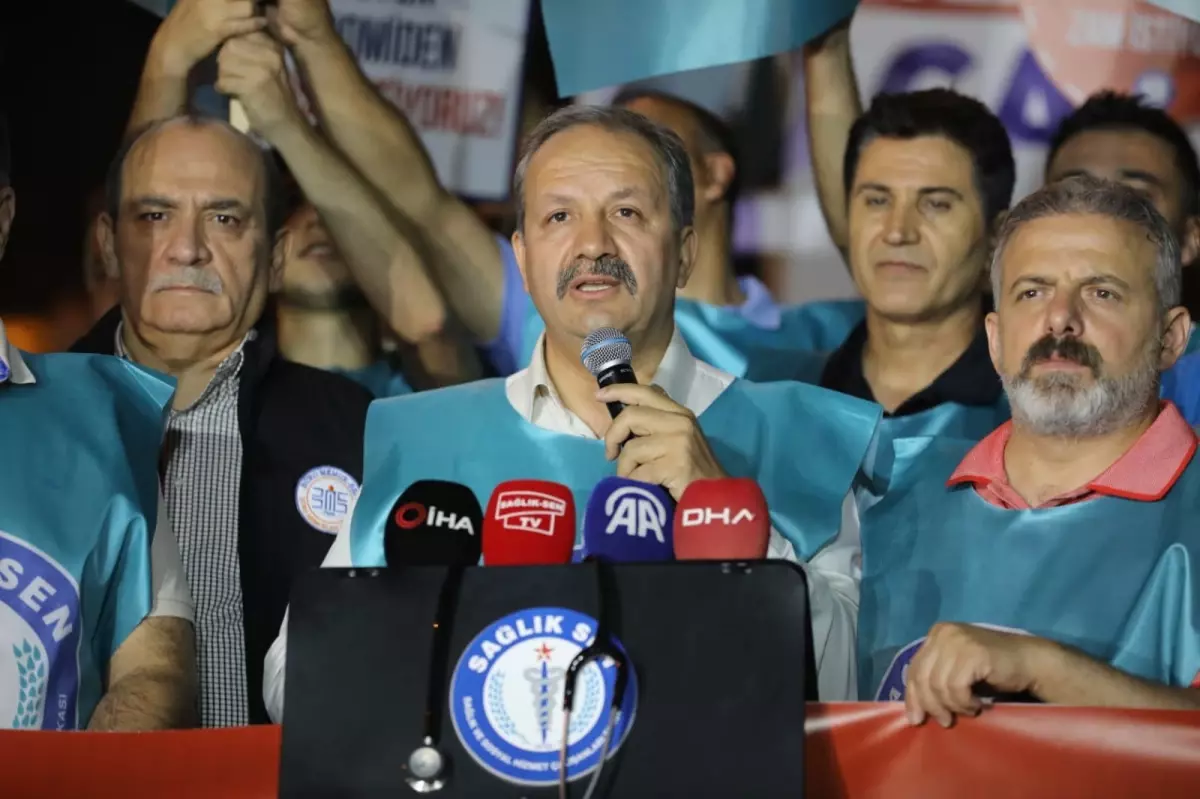 Sağlık-Sen 81 İl'de Eylem Düzenledi