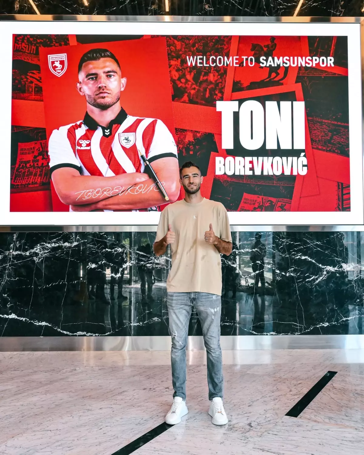 Samsunspor, Hırvat Defans Toni Borevkovic ile Anlaştı