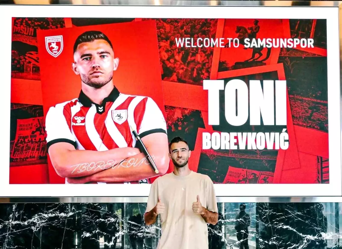 Samsunspor, Hırvat Stoper Toni Borevkovic ile Anlaştı