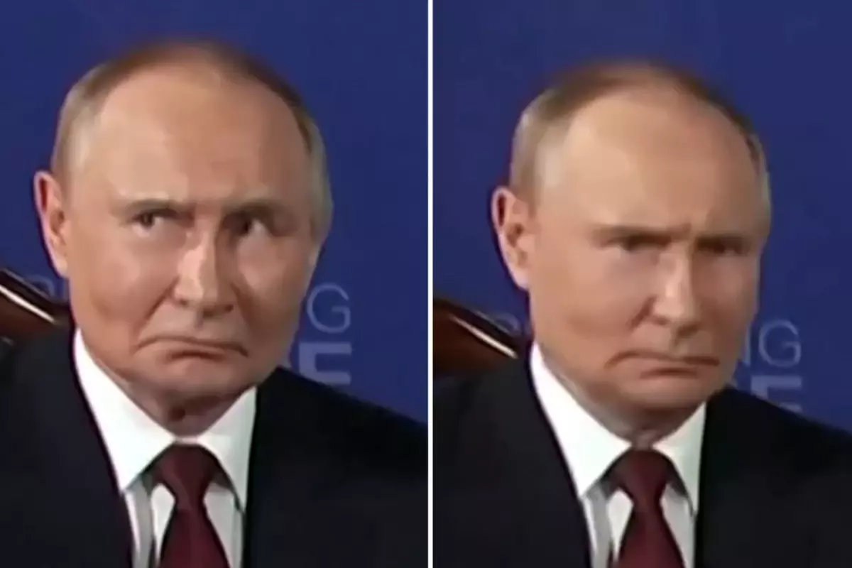 Putinin ən çətin anları! Onun üz ifadələri çox şey deyir