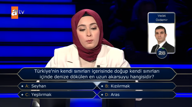 Türkiye'nin kendi sınırları içerisinde doğup kendi sınırları içinde denize dökülen en uzun akarsuyu hangisidir?