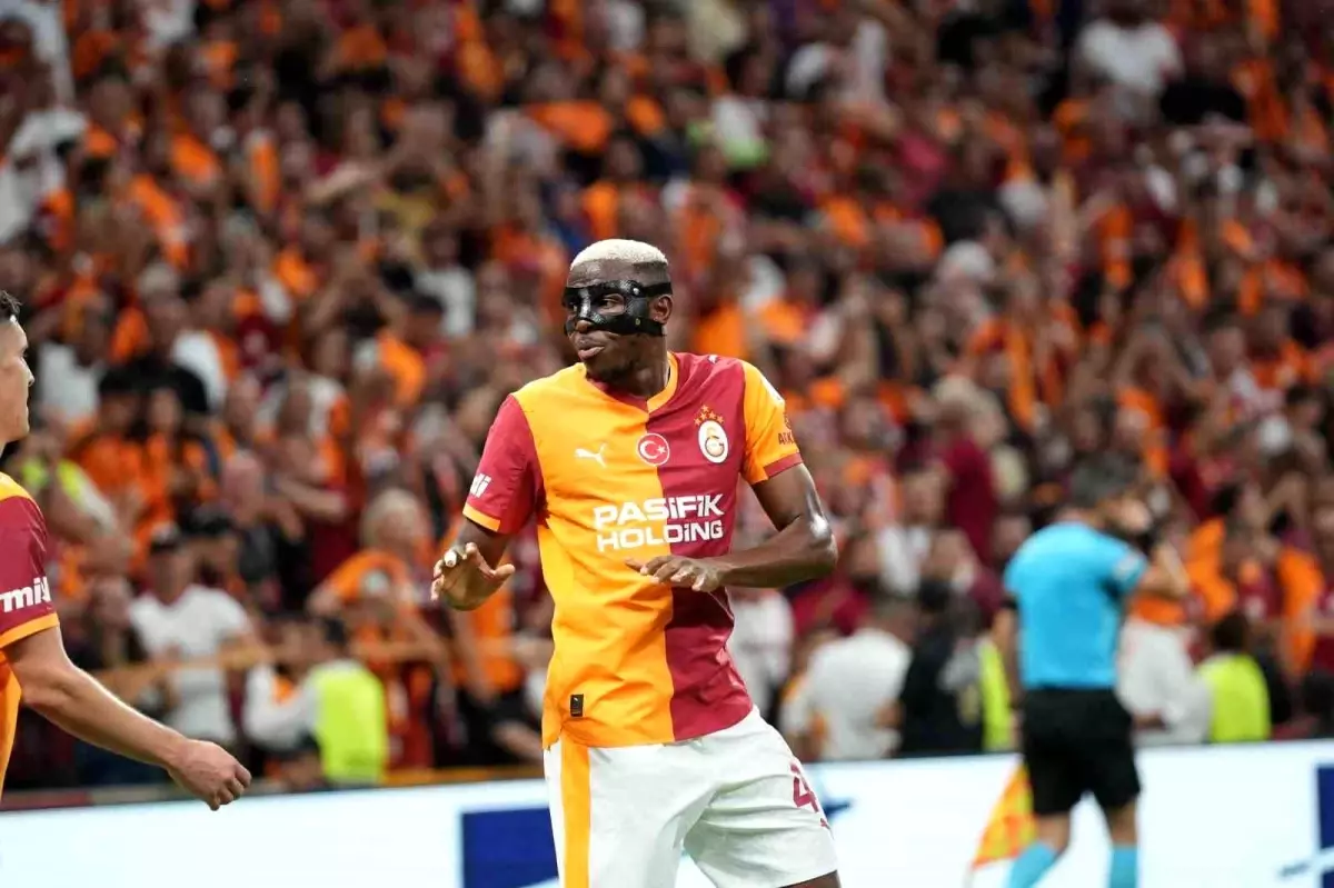 Galatasaray'ın yeni golcüsü Osimhen, ilk maçında zaferle tanıştı
