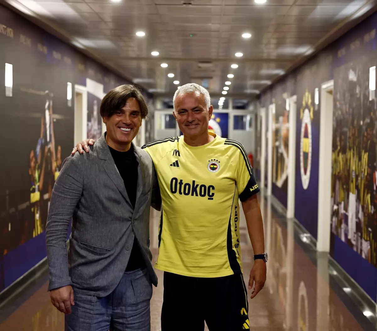 Montella ve Mourinho Baş Başa Toplantı Gerçekleştirdi