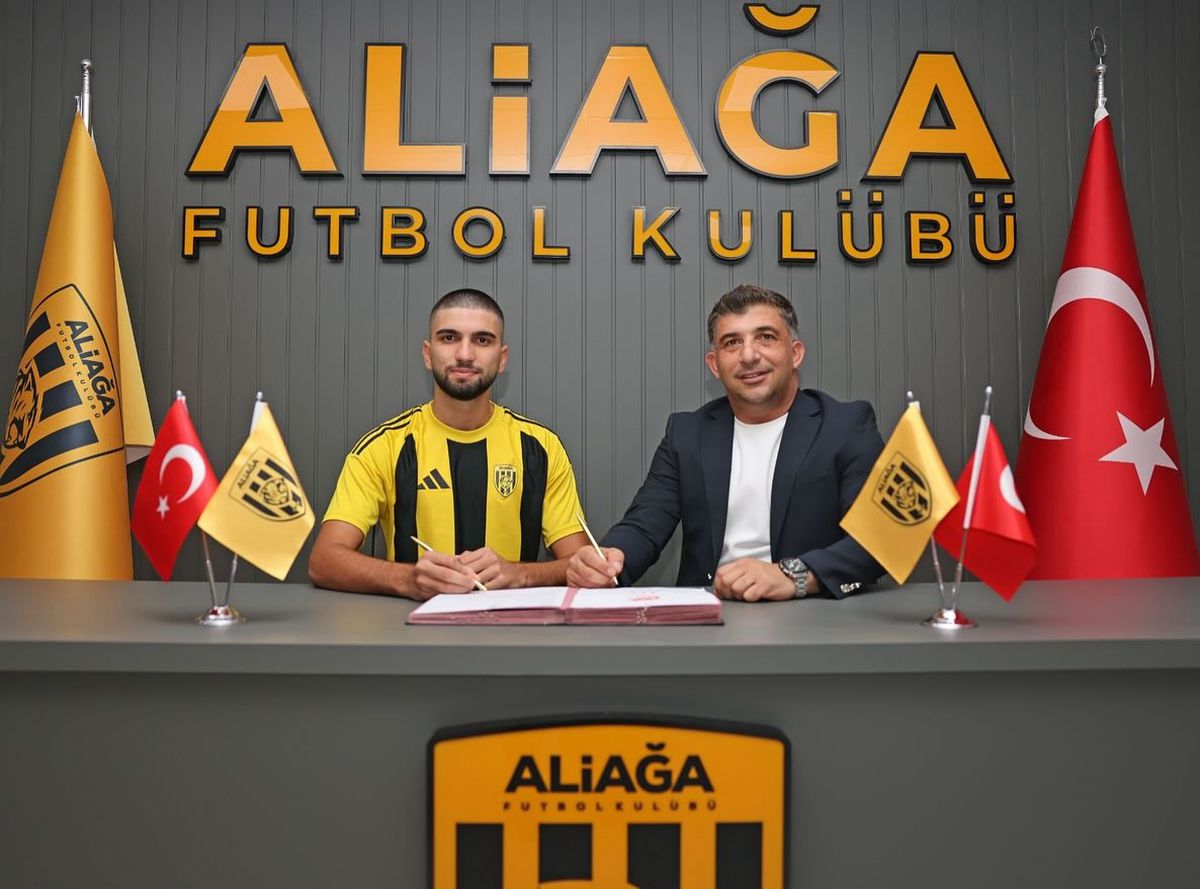 Aliağa Futbol Altyapısından Yıldız Yükseliyor: Furkan Say Profesyonel Sözleşme İmzaladı