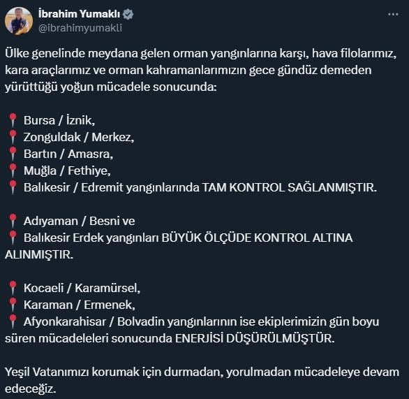 bakan yumakli acikladi iste orman yanginlarinda 18952329 1123 m