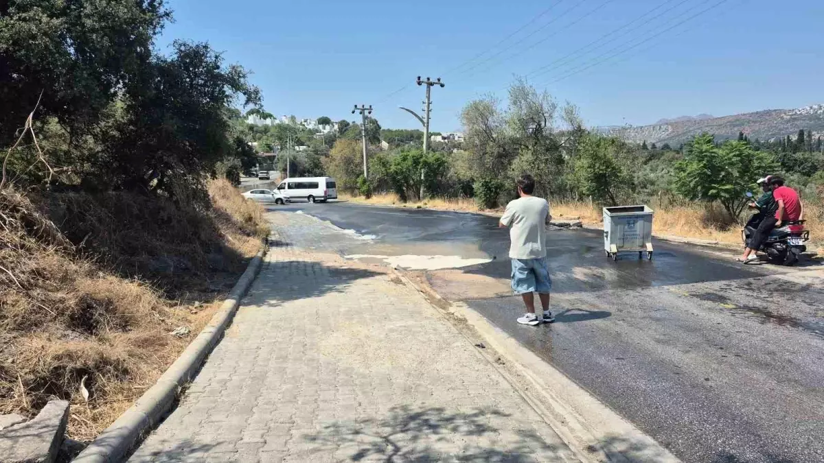 Bodrum'da Ana İsale Hattında Patlama: MUSKİ Ekipleri Çalışmalara Başladı
