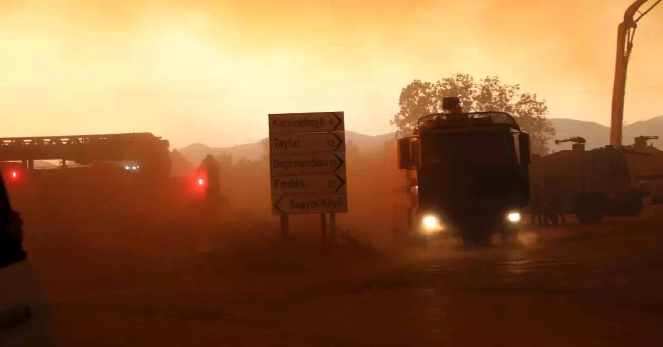 Çanakkale'de Orman Yangını: 5 Köy Boşaltıldı