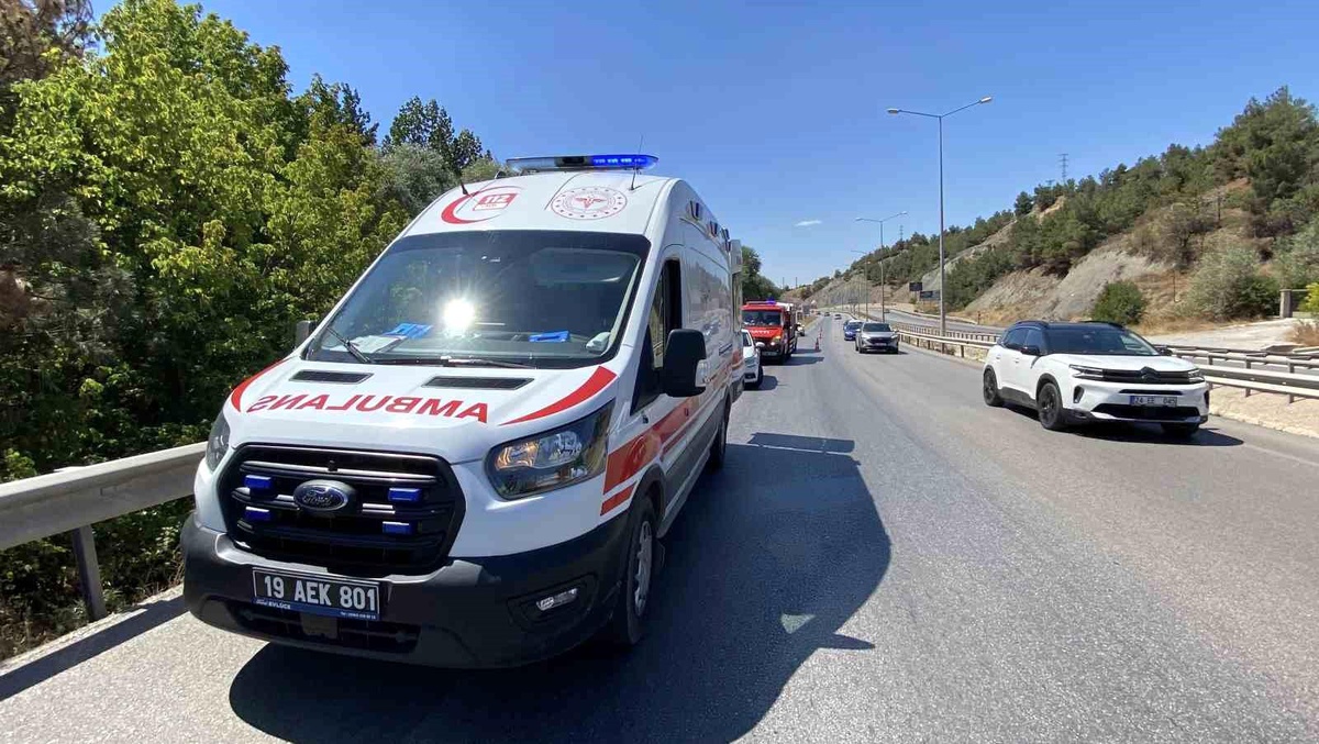 Çorum’da Trafik Kazası: 2 Yaralı