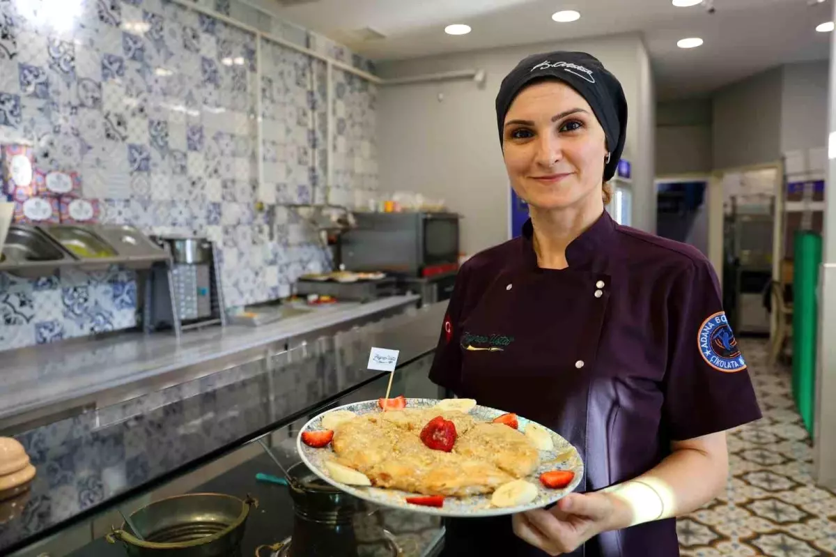 Adanalı Tatlıcıdan Eşine Özel Ballı Tahinli Katmer İlgisi