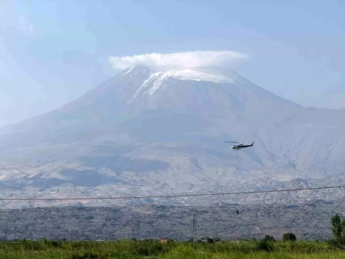 Iğdır'da Yüksek Gerilim Hatları İçin Helikopterle Güvenlik Önlemleri