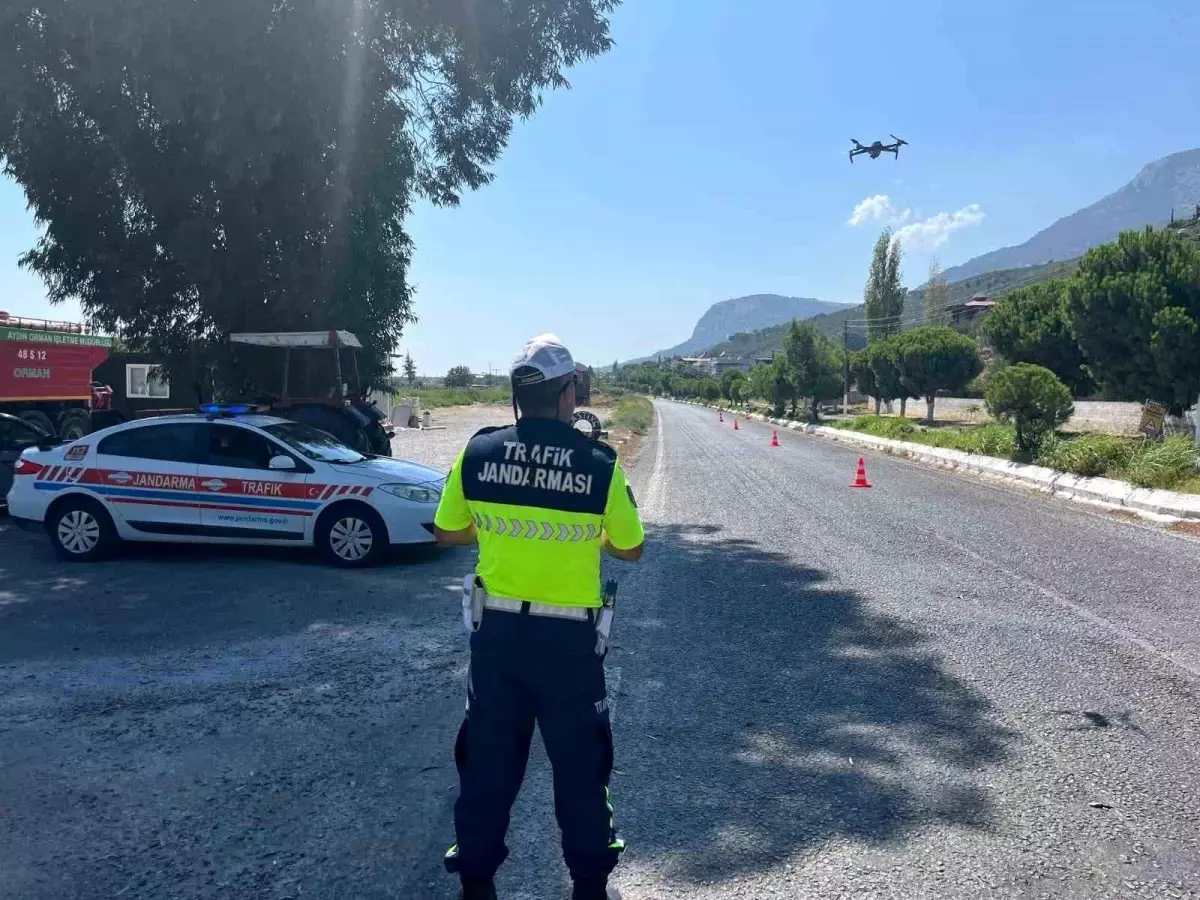 Söke'de Drone Destekli Trafik Denetimi Gerçekleştirildi