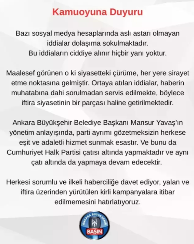 Mansur Yavaş AK Parti'ye mi geçecek? Açıklama geldi
