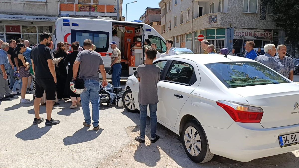 Bursa'da Ters Yön Kaza: İki Yaralı