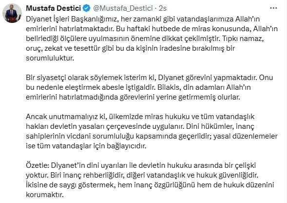 mustafa destici den miras hutbesini 18953659 1356 m