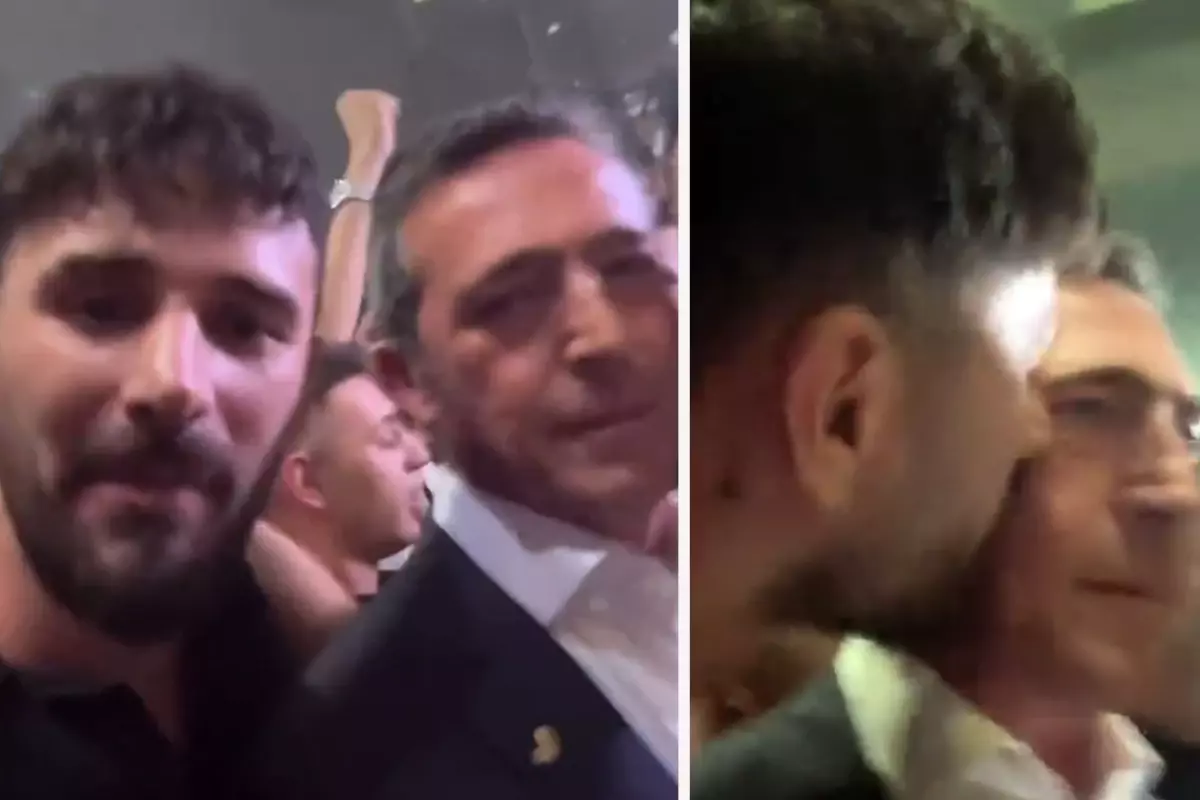 Videoyu izlemeniz lazım! Taraftardan Ali Koç'a sürpriz öpücük