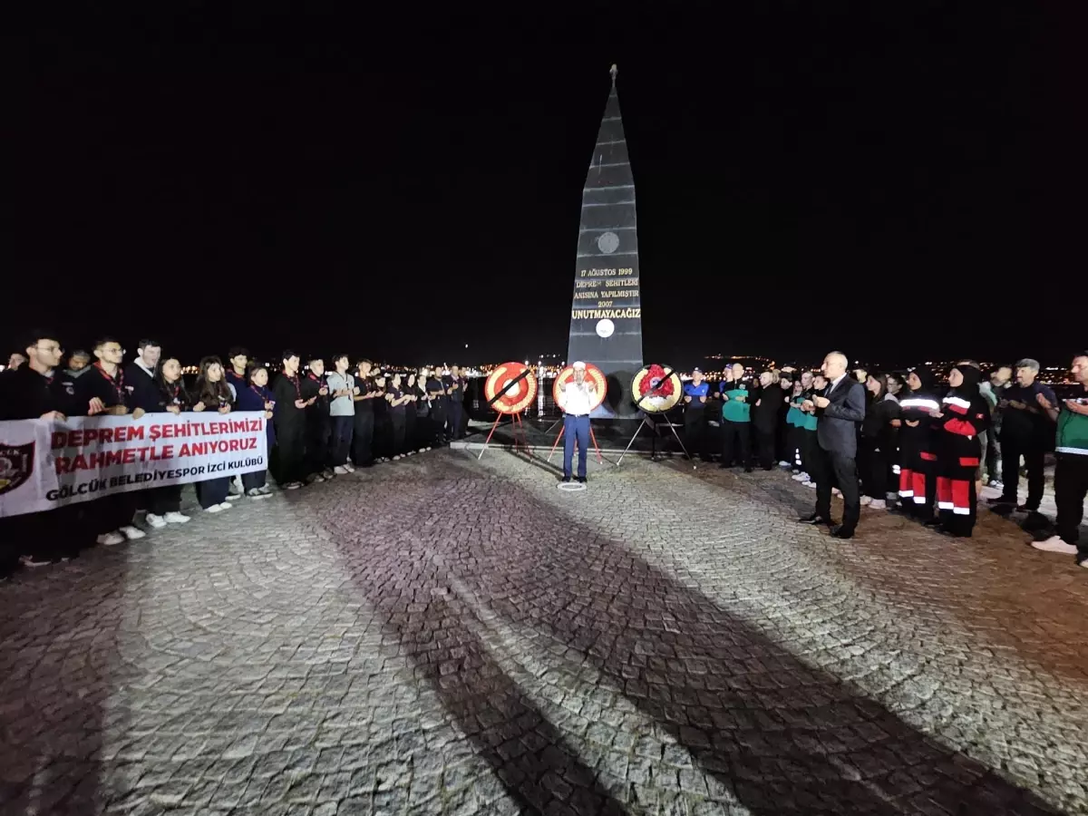 Marmara Depremi'nin 26. Yıldönümünde Anma Etkinliği Düzenlendi