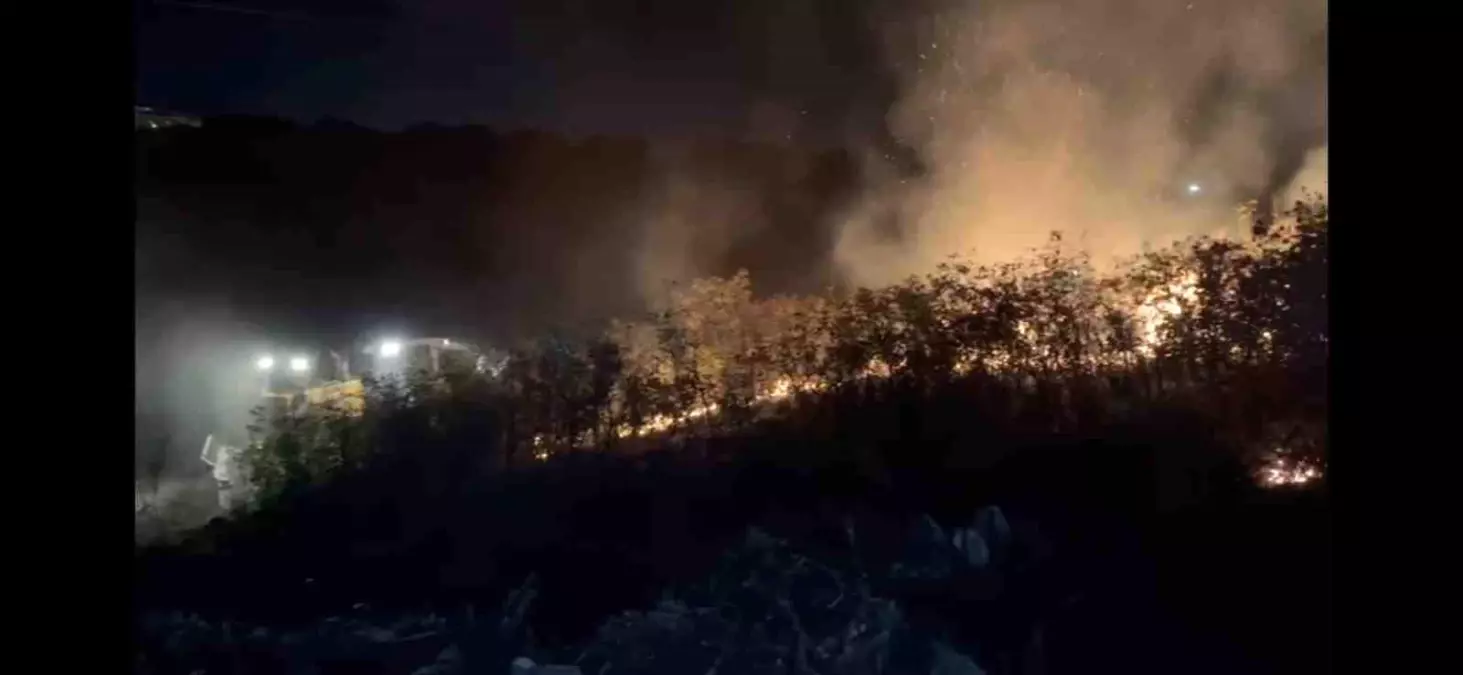 Balıkesir'de Çöp Depolama Alanında Yangın