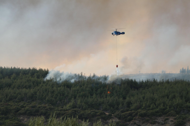Çanakkale is burning! The Historical Area has been closed, the number of evacuated villages has risen to 6