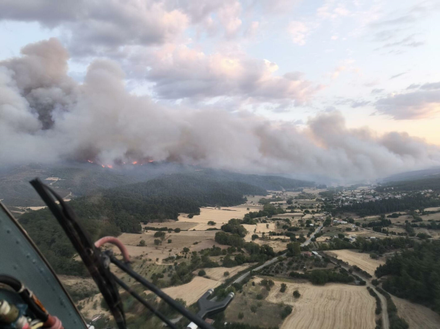 Çanakkale is burning! The Historical Area has been closed, the number of evacuated villages has risen to 6